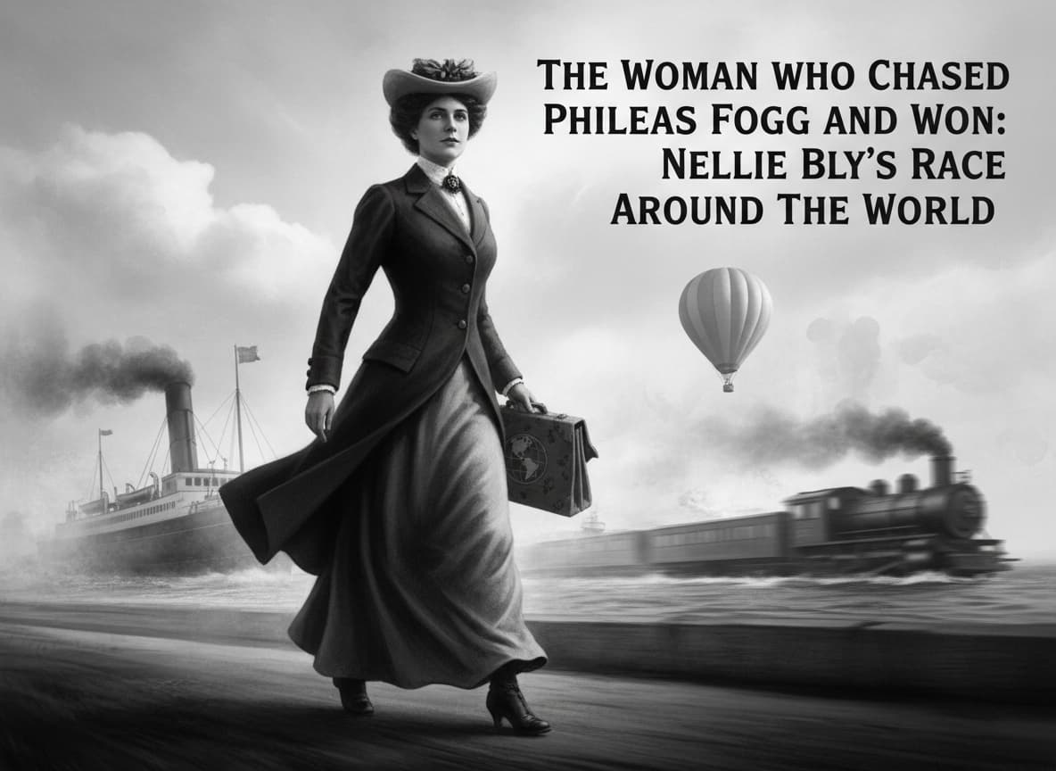 The Woman Who Chased Phileas Fogg and Won: Nellie Bly's Race Around the World