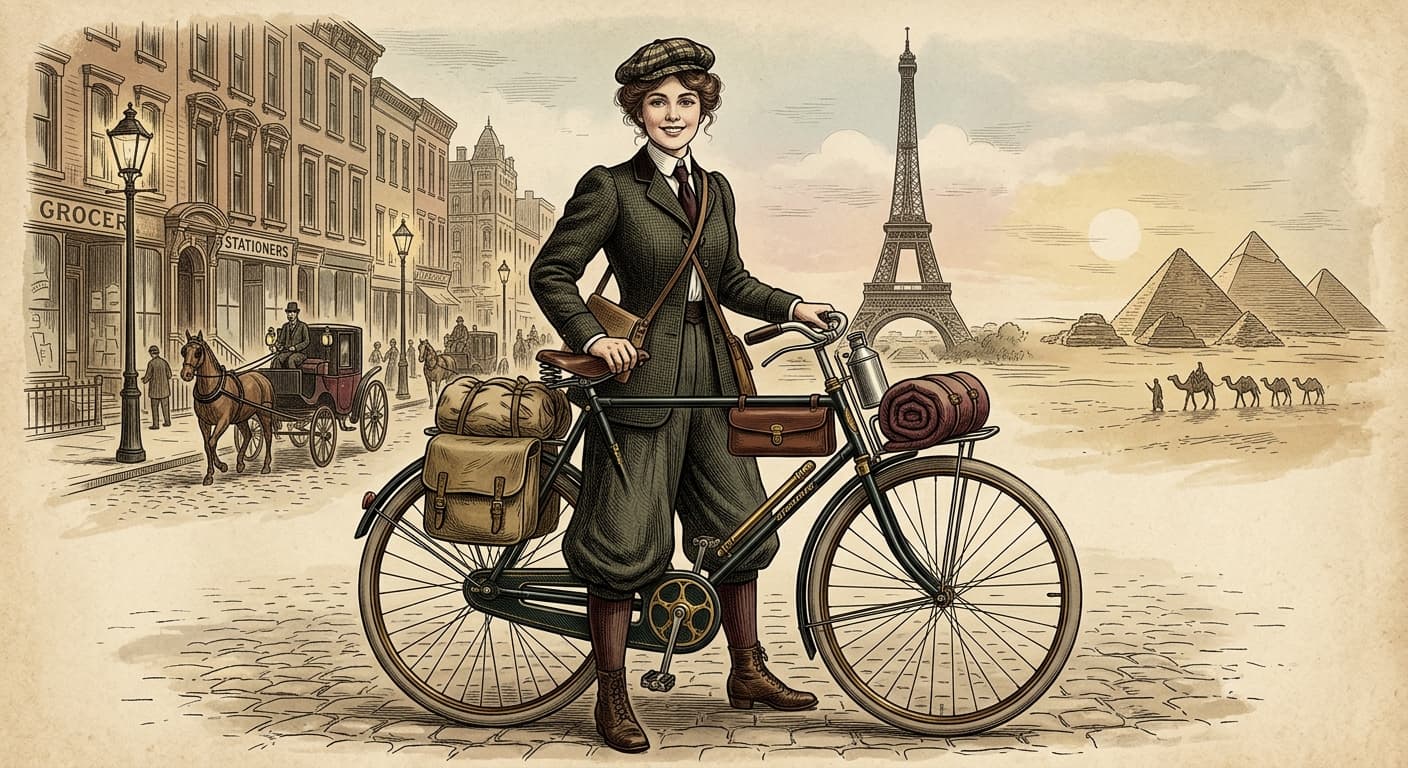 The Pedaling Huckster: How Annie Londonderry Bicycled Around the World and Reinvented Herself