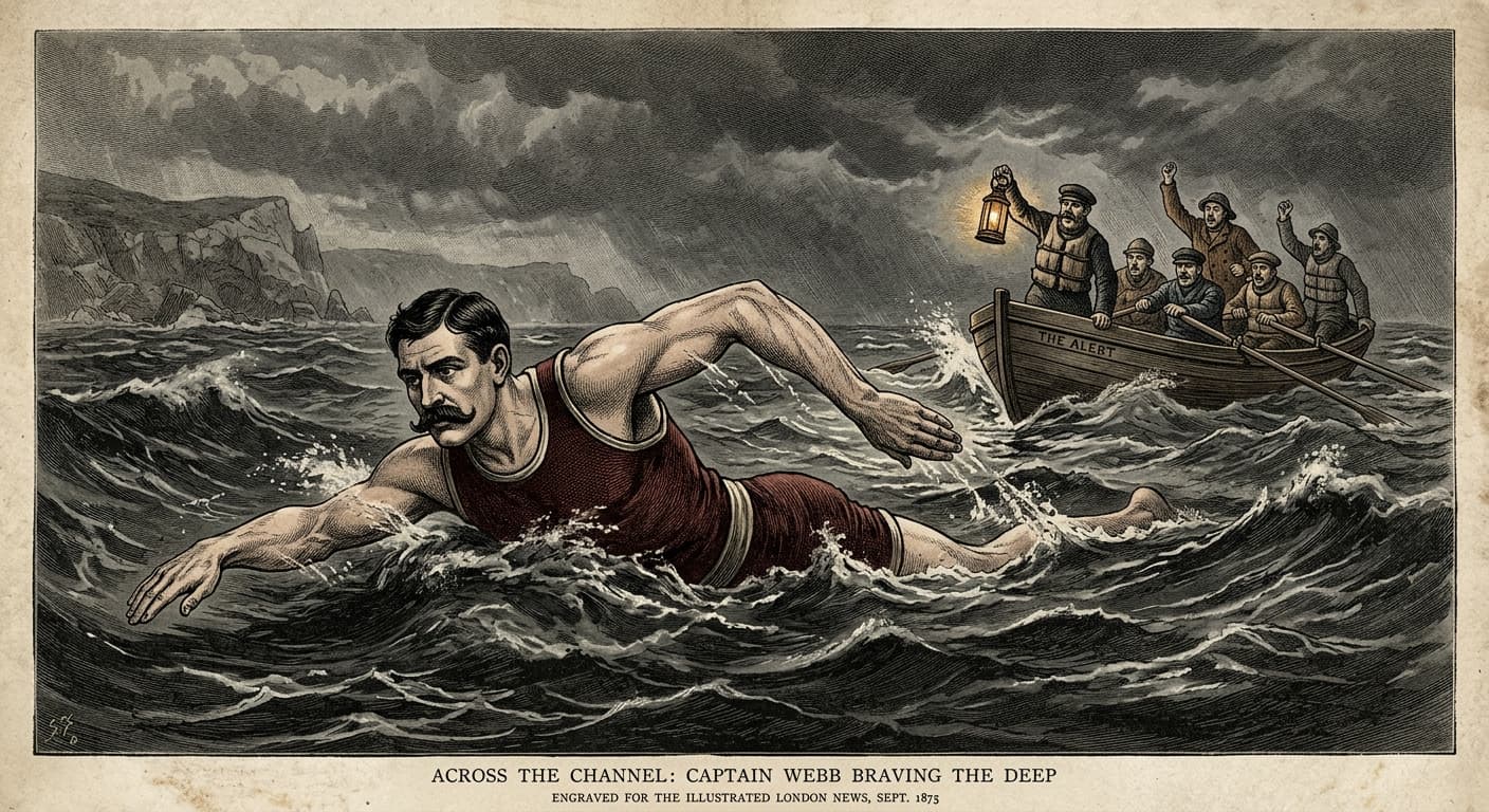 Porpoise Oil, Brandy, and the Breaststroke: How Captain Matthew Webb Conquered the English Channel