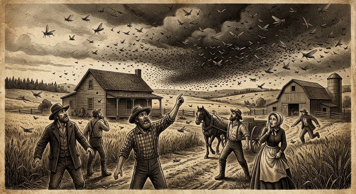 The Cloud That Ate the West: The Apocalyptic Fury of the 1875 Locust Swarm