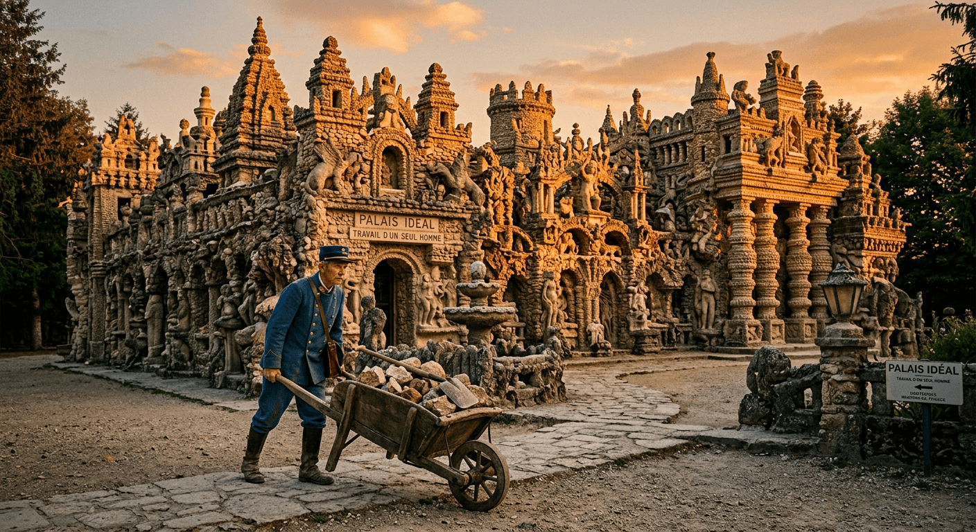 The Postman and His Pebbles: How Ferdinand Cheval Built a Palace Out of Pocket Rocks