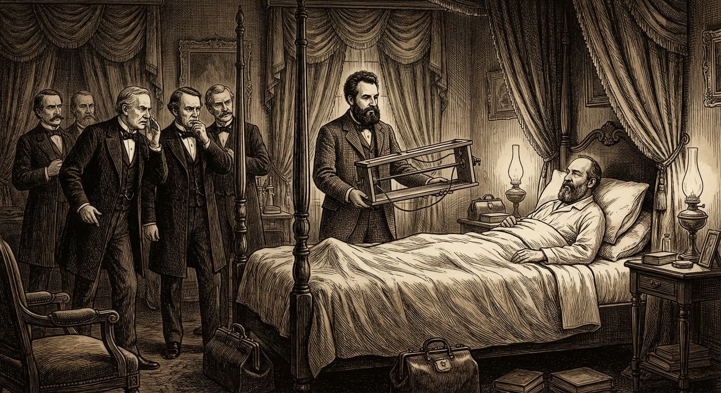 The Bullet, the Inventor, and the Dirty Hands: How Science and Ego Doomed a President