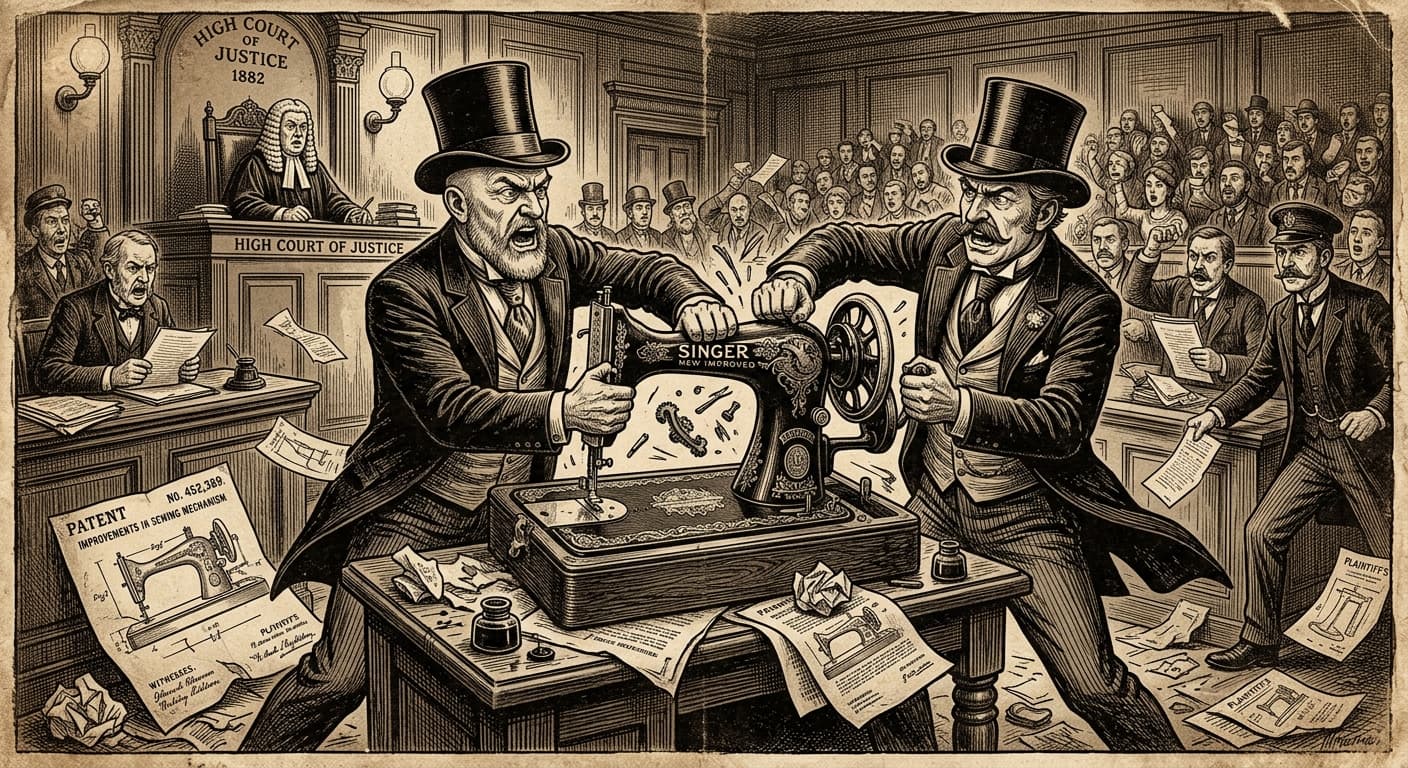 The Great Sewing Machine War: The Cutthroat Patent Battle That Stitched Modern America Together