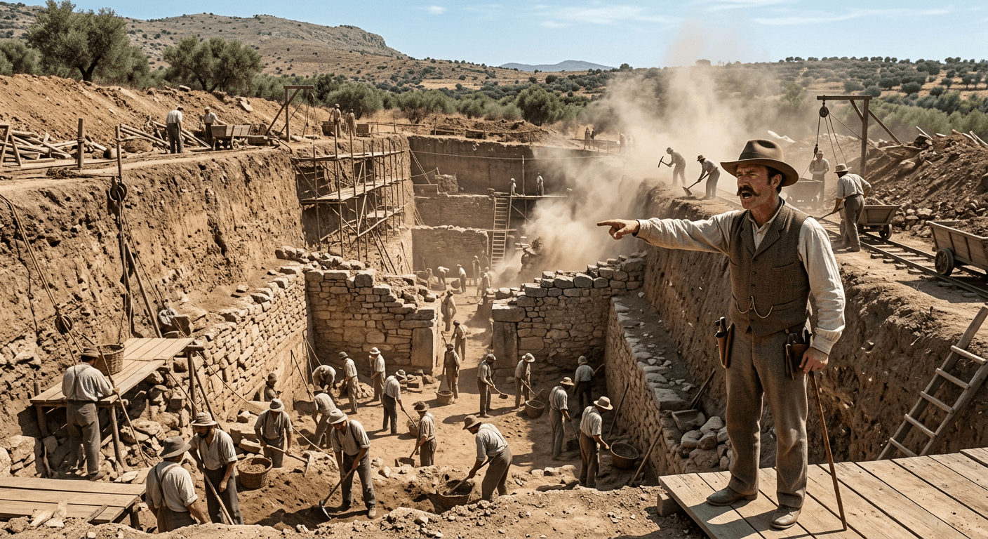 The Man Who Dynamited Troy: Heinrich Schliemann's Ruthless Quest for Homer's City