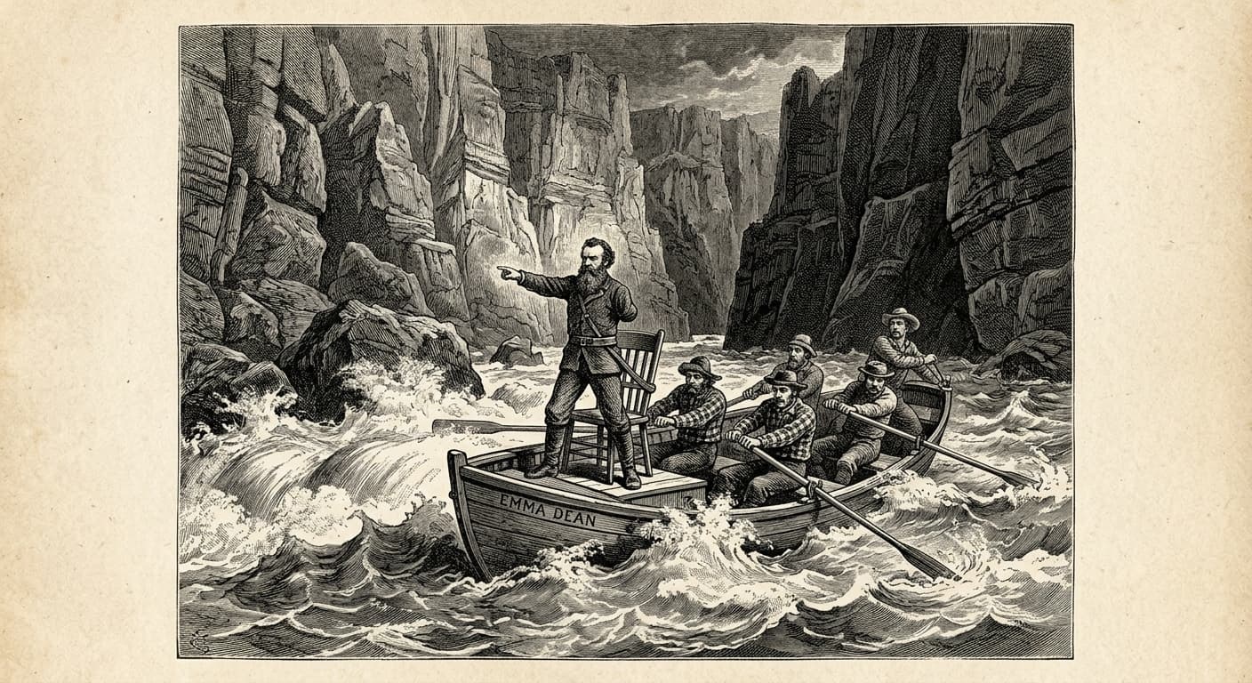 The One-Armed Major and the Great Unknown: John Wesley Powell's Mad Dash Through the Grand Canyon