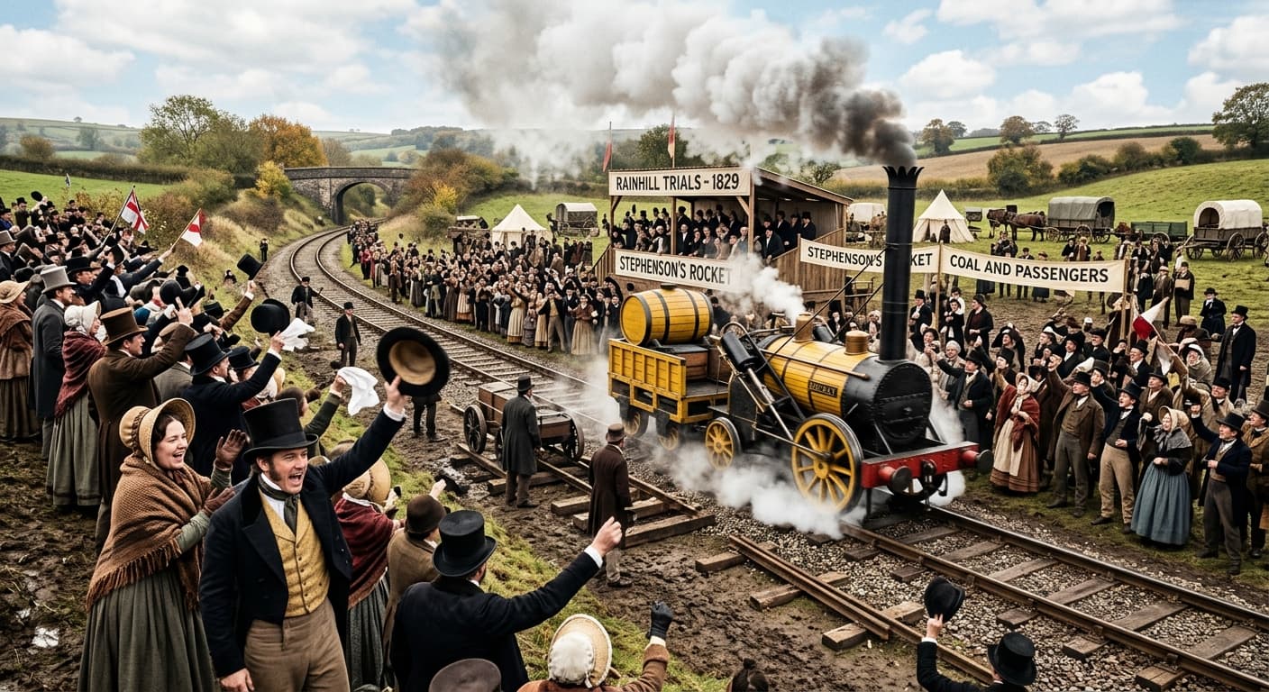 The Race That Birthed the Railway: The High-Stakes Drama of the 1829 Rainhill Trials