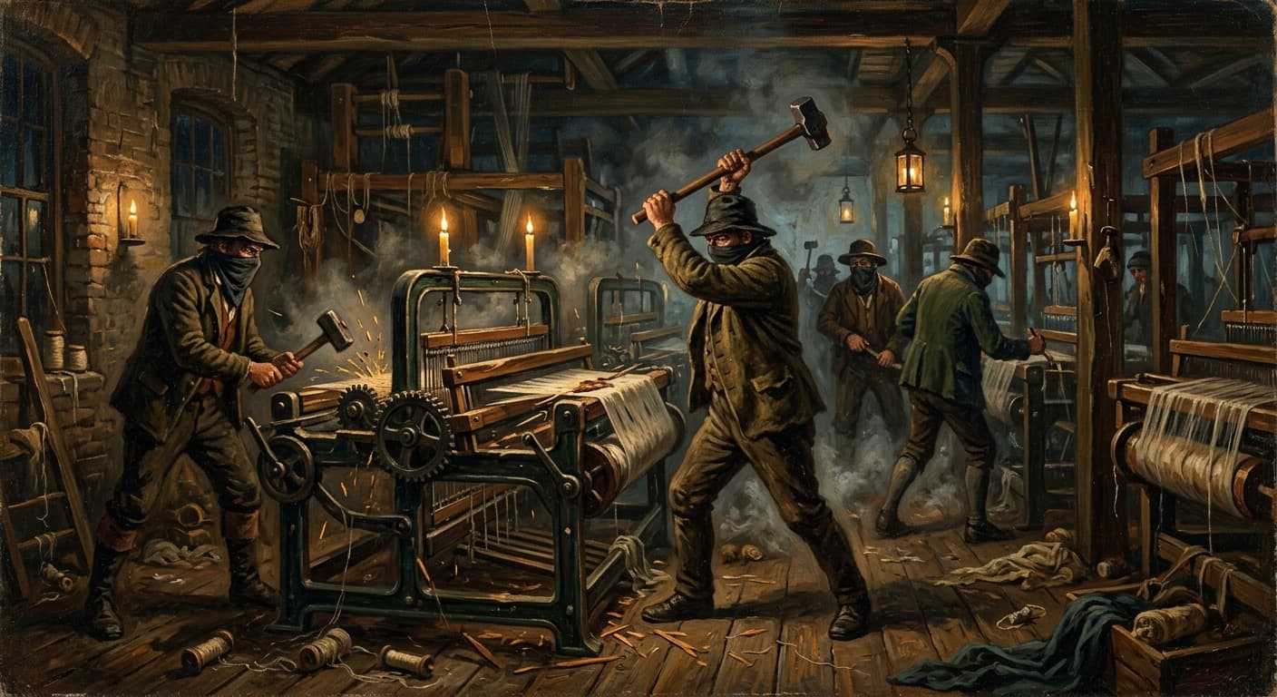 The Ghost Army That Fought the Future: The Midnight Raids of the Luddite Rebellion