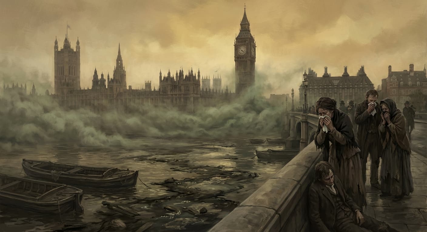 The Great Stink of 1858: How London's Foul Odor Sparked a Public Health Revolution