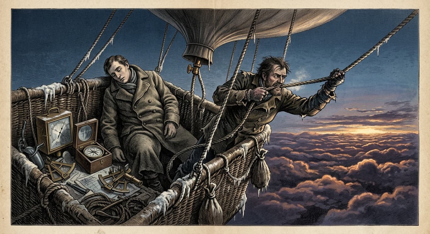 The Men Who Touched the Edge of Space: The Near-Fatal Balloon Ascent of 1862