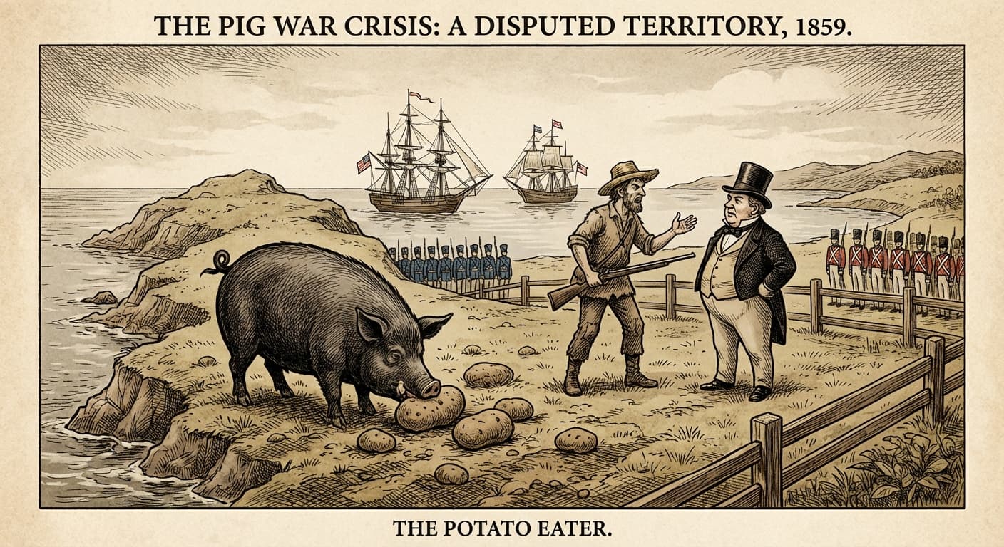 The War That Started With a Potato: The Bizarre Tale of the 1859 Pig War