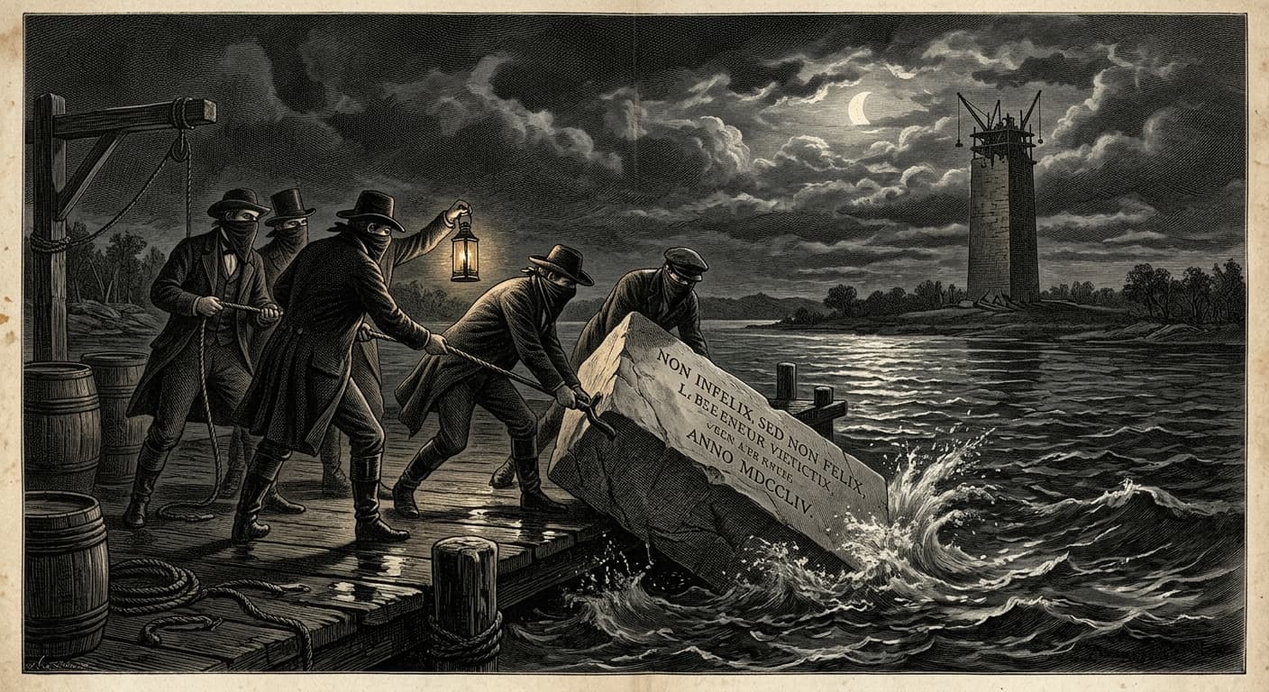 The Stolen Stone: How a Missing Rock and a Secret Society Stalled the Washington Monument