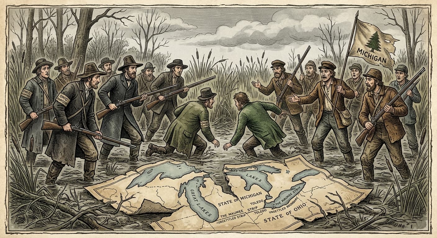 The War of the Wolverines: How a Cartography Error Sparked the Ridiculous Toledo War of 1835